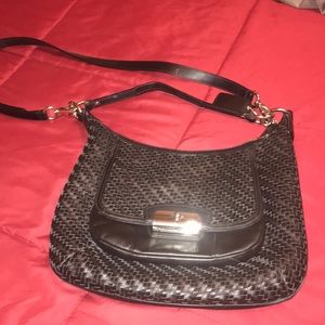 Black coach bag w front pocket